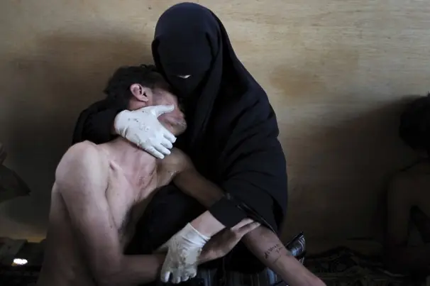 Una Piedad árabe, la ganadora del World Press Photo 2012