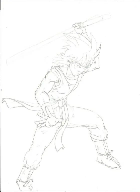 Fanart goku hecho en photoshop
