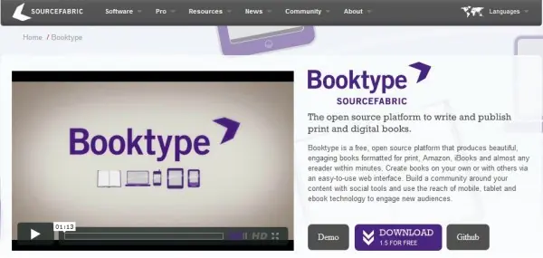 Herramienta opensource para la creación de libros electroni
