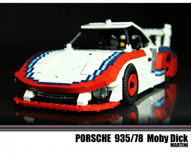 Porsche 935/78 Con bloques Lego
