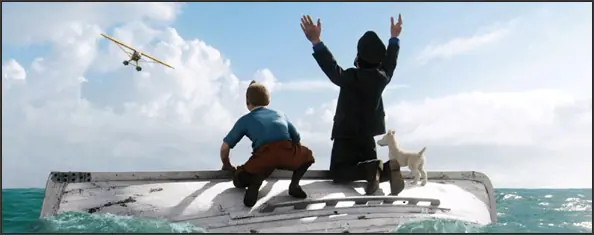 Los primeros posters de Las Aventuras de Tintin