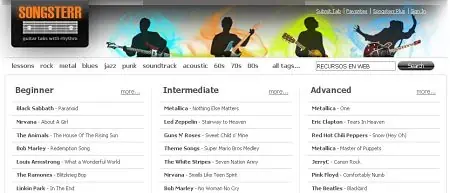 Muy buena pagina para aprender canciones