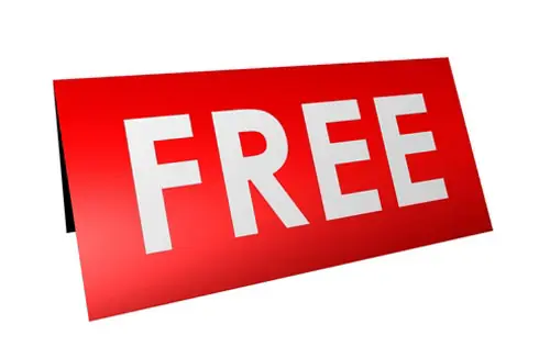 Listado de 100 cosas gratis de la Internet