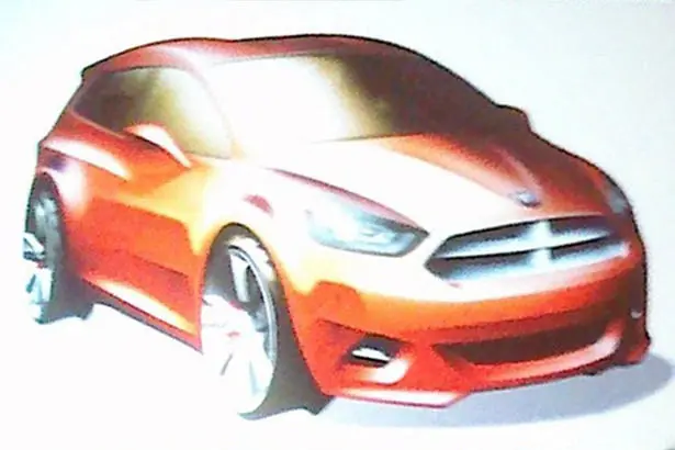 2013 de Dodge Caliber debut en el 2012 Detroit Auto Show