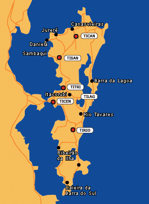 Mapas y Colectivos de Florianopolis
