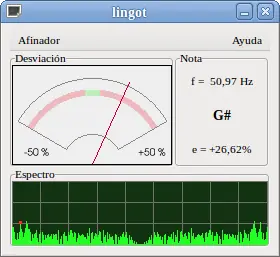 Afinador de instrumentos musicales