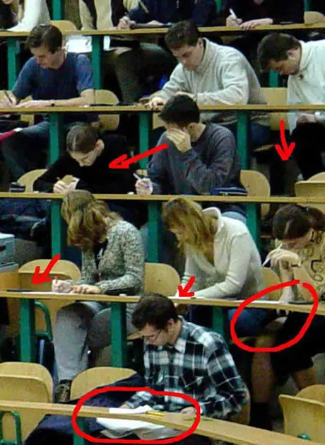 No profe yo no copie en el examen,¿Seguro?