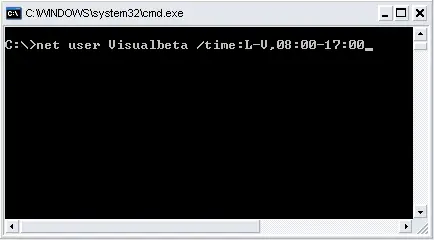 Truco Windows XP: Horario de uso limitado