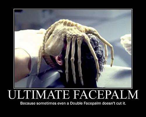 Facepalm el post merecido.