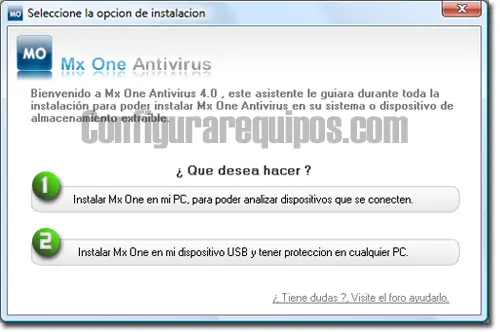 Instalar antivirus en un pendrive