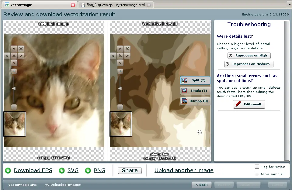 como vectorizar una imagen en linea