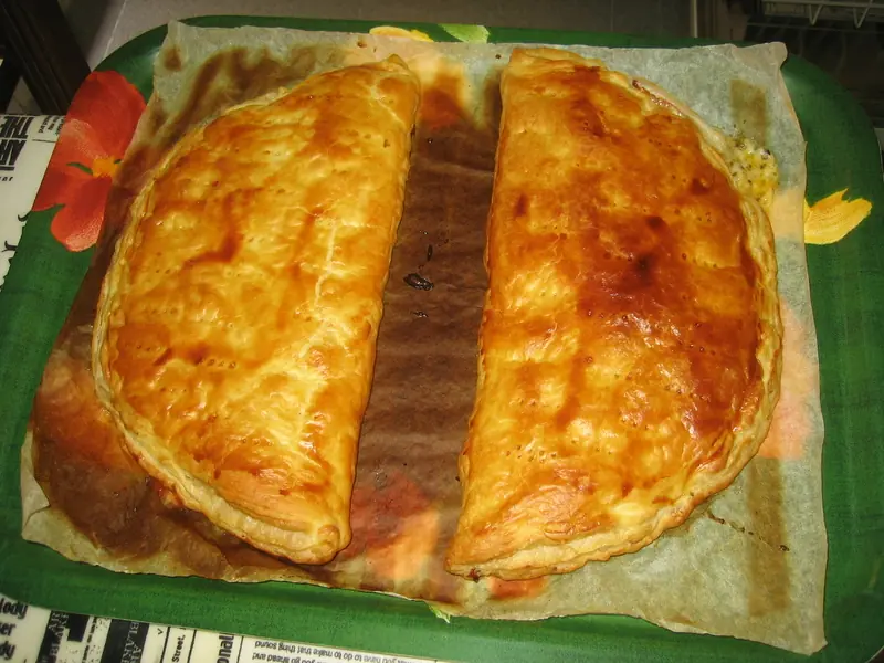 hojaldre de jamón y queso