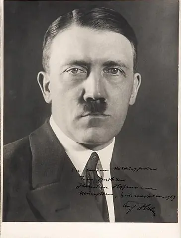 El primer testamento de Hitler