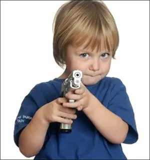 No a las armas en casa