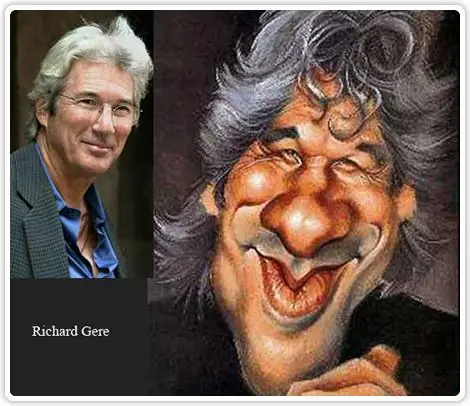 Caricaturas de actores famosos