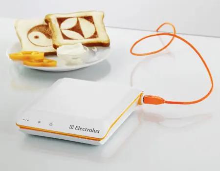 Una tostadora que "imprime" sobre tajadas de pan