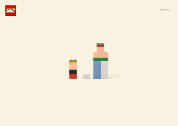 LEGO: Caricaturas minimalistas