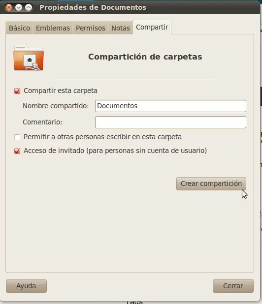 Compartir archivos entre Windows y Ubuntu - LAN y Local