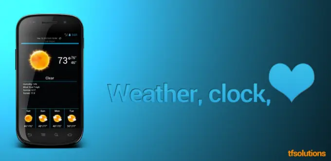 El tiempo bello y con estilo: Weatherlove y Beatiful Widgets