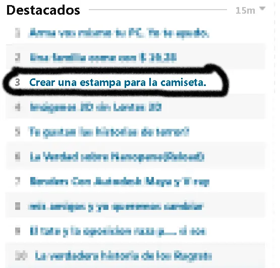 Crear una estampa para la camiseta.top