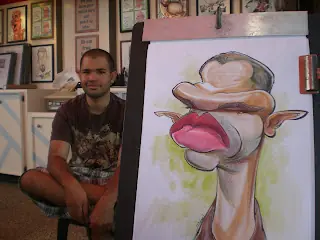 personas y sus caricaturas