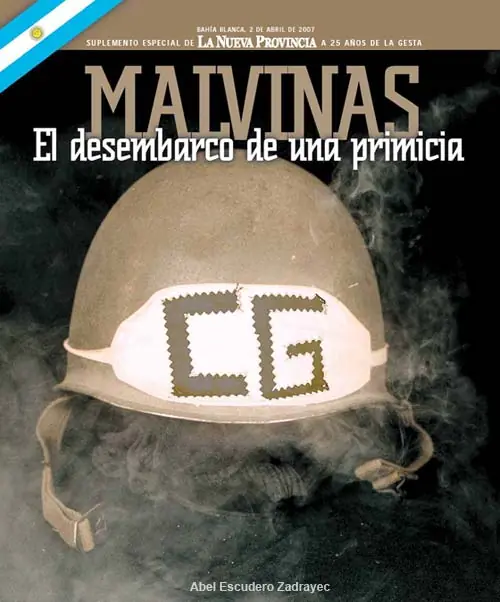 Malvinas, Desembarco de una Primicia