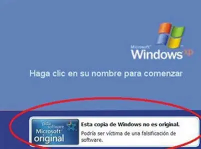 como sacar el cartelito de la validacion windows