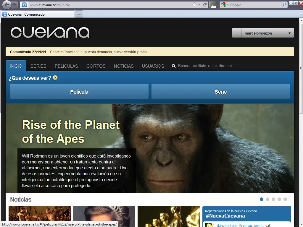 Cuevana - Una opinion con la que estoy de acuerdo.