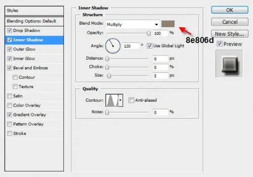 Diseñar efecto de texto Roca Nevado en Photoshop