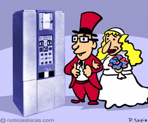 Computadora casa a novios nerds