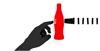 Sitio con creatividad de Coca Cola