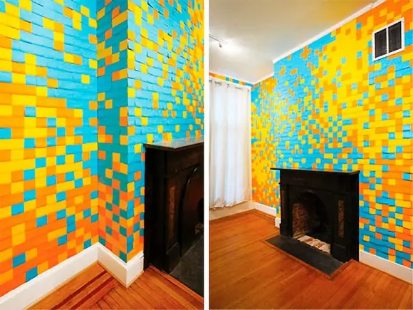 Arte con Post-it Notes