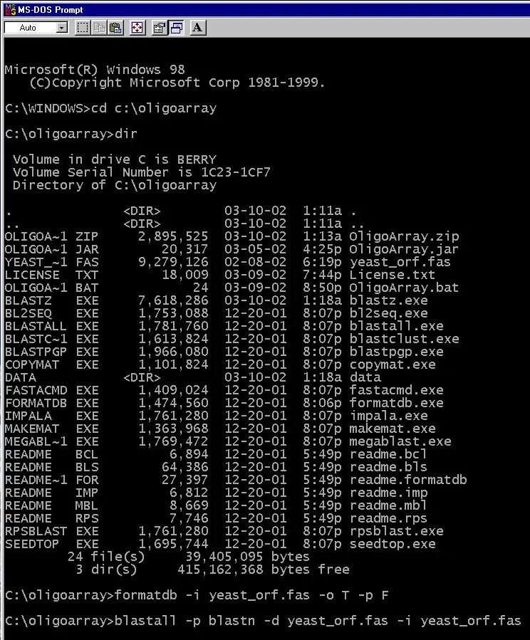 Lista de Comandos Cmd o MS-Dos...