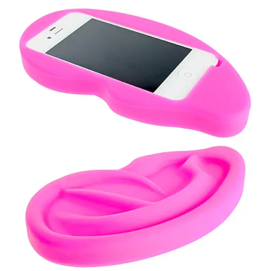 Funda de Silicona para iPhone 4 en forma de Oreja de Elfo