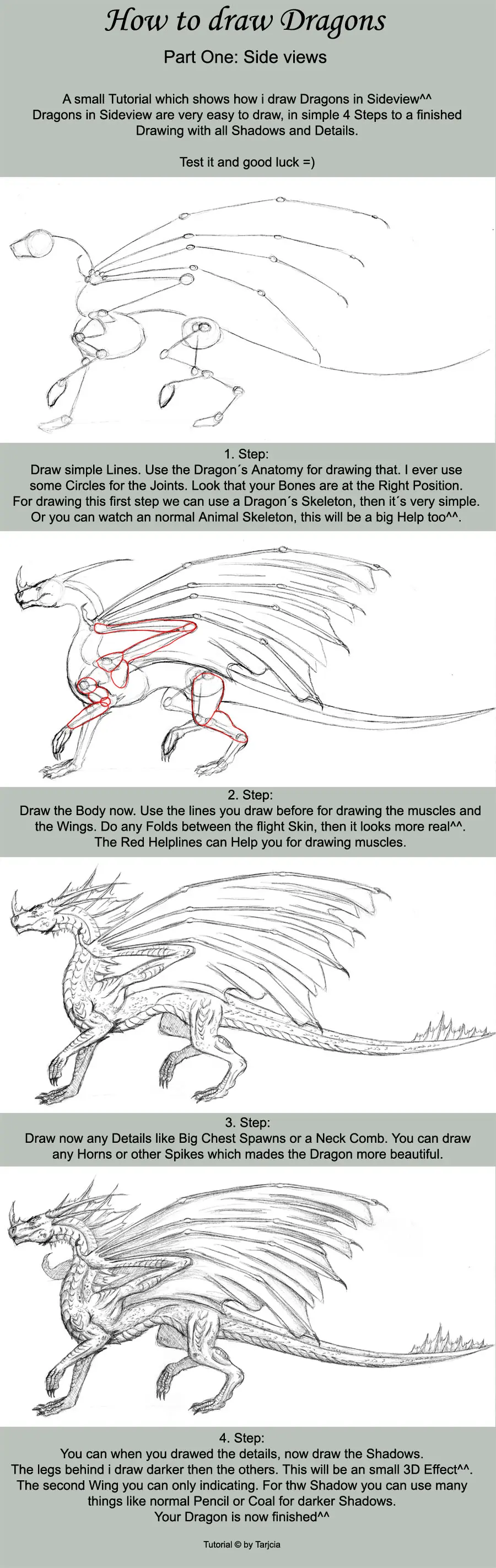 Como dibujar dragones