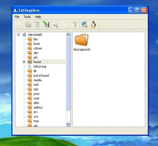 Ext2explore - Accede a Linux desde Windows