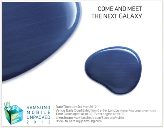 Samsung presentará en 1 hora su siguiente Galaxy