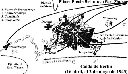 La caída de Berlin 1945 (incluye imagen)