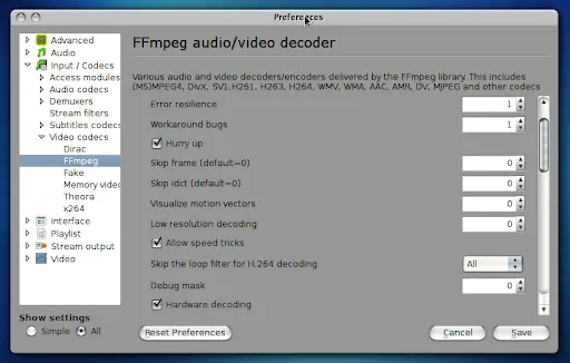 Reproducir Full-HD en una netbook con VLC