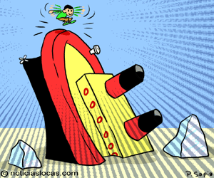 El titanic inflable