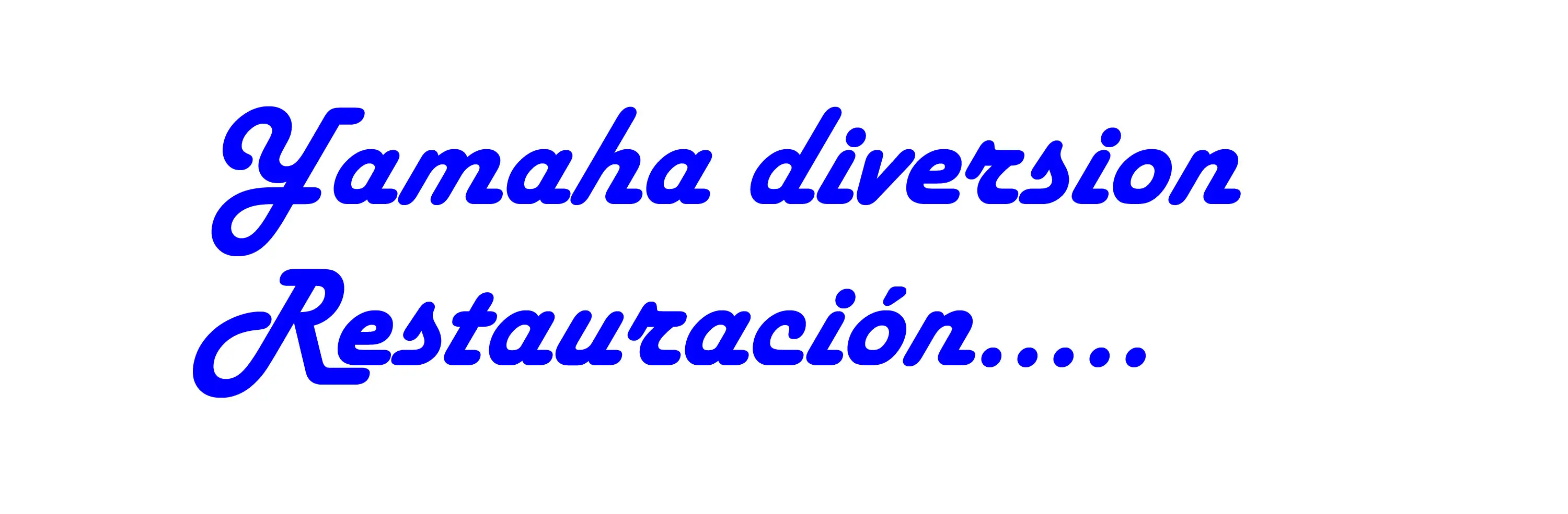 restauré una moto yamaha, y me gané unos pesos