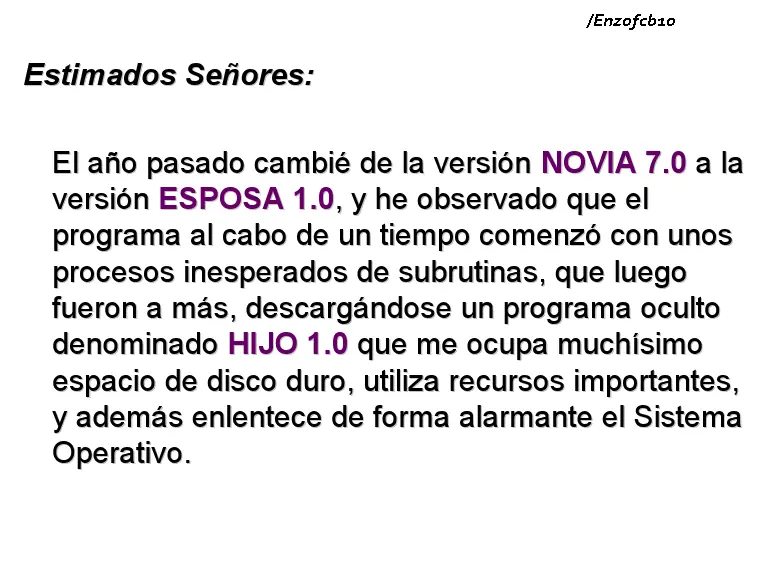 Sistema operativo,mujeres -Esposa 1.0