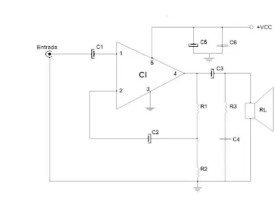 Como armar un simple y eficiente amplificador de 6W