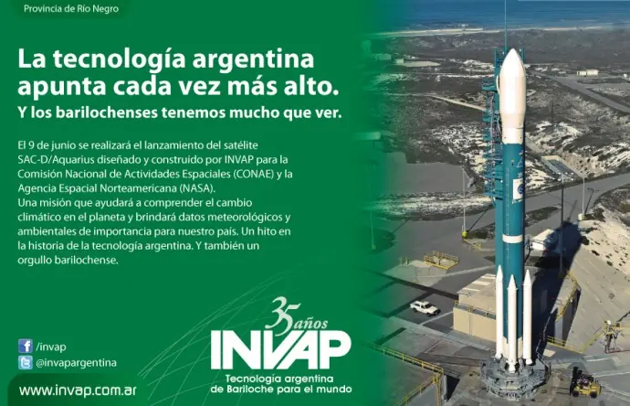 Sólo Argentina y EEUU fabrican y exportan satélites.