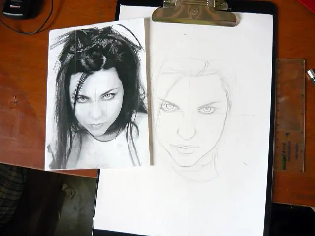 Dibujo de Amy Lee Evanescence