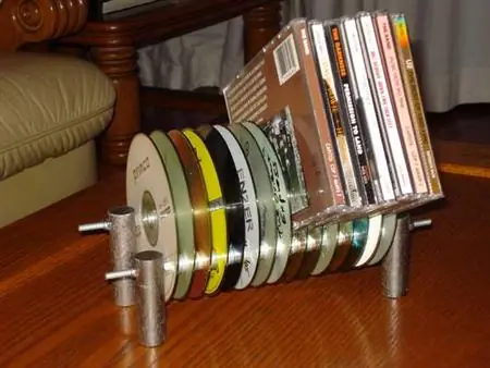 Cómo fabricar un porta Cds con viejos Cds