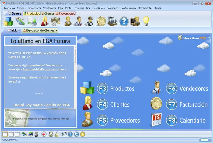 Gestión comercial, facturación y control de stock gratis