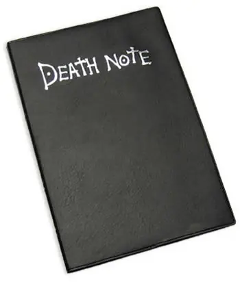 Mi death note...