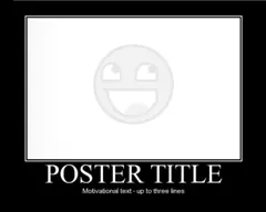 Generador de Cartel de Demotivational