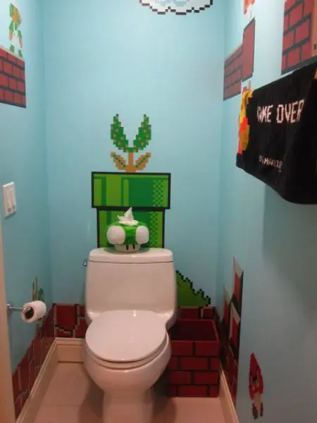 El baño de mario bros.